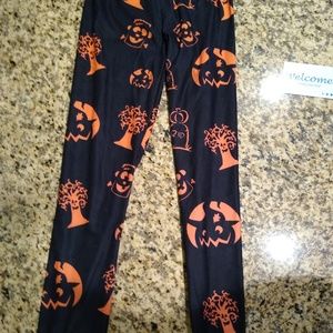 Children's Halloween Leggings New Size L/XL